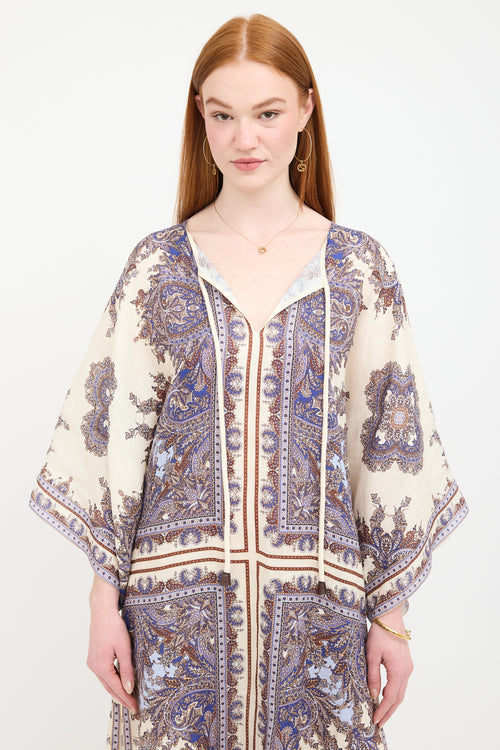 Zimmermann Linen Paisley Dress