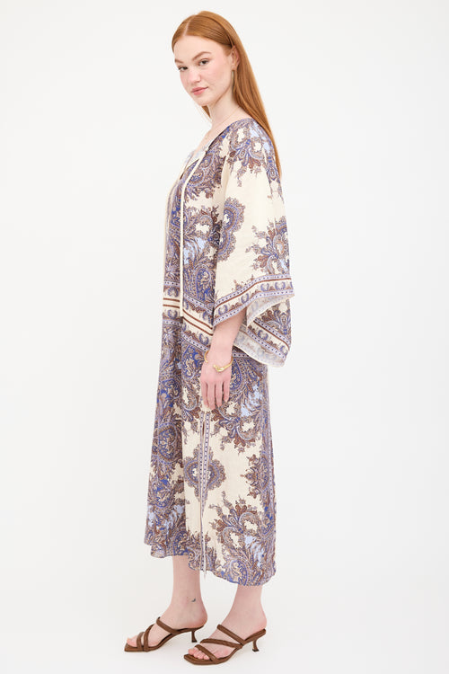 Zimmermann Linen Paisley Dress