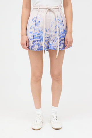 Zimmermann Linen Luminous Safari Shorts