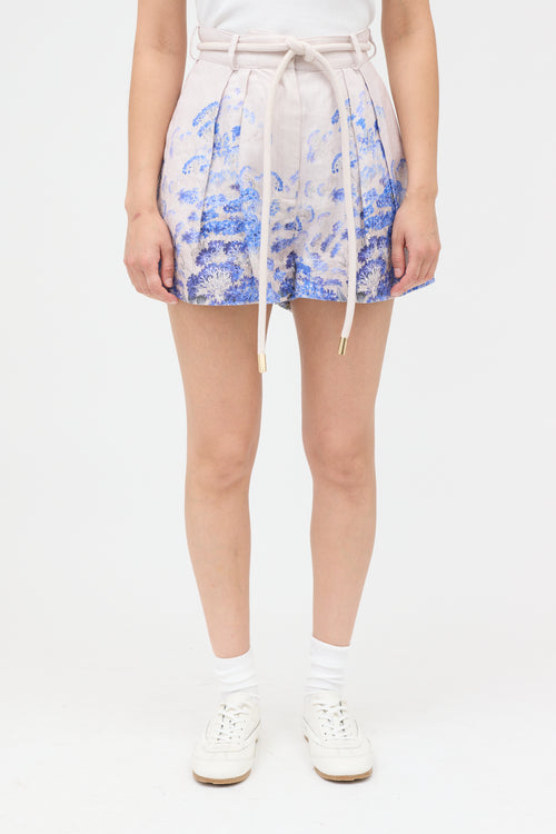 Zimmermann Linen Luminous Safari Shorts