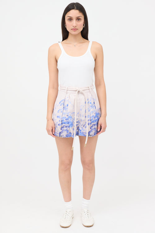Zimmermann Linen Luminous Safari Shorts