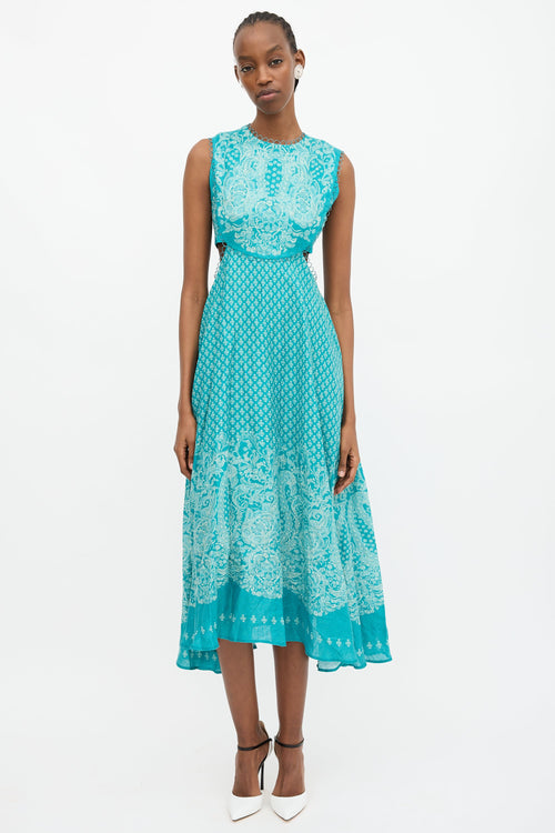 Zimmermann Linen Paisley Jude Dress