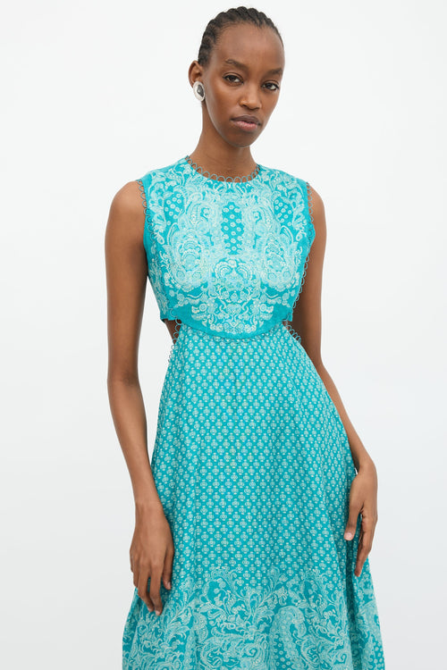 Zimmermann Linen Paisley Jude Dress