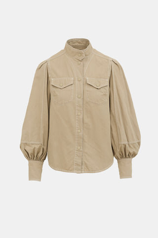 Zimmermann Linen Lantern Sleeve Shirt