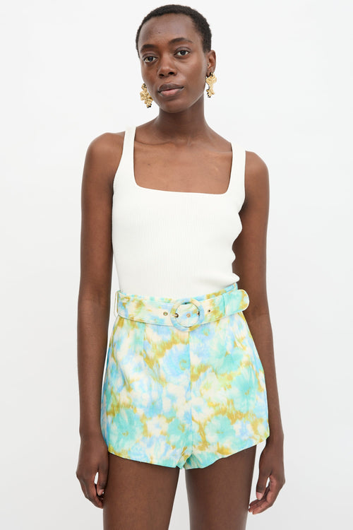 Zimmermann Linen & Silk High Tide Shorts