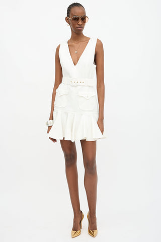 Zimmermann Linen Super Eight Safari Dress