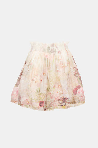 Zimmermann Linen & Silk Dancer Flip Skirt