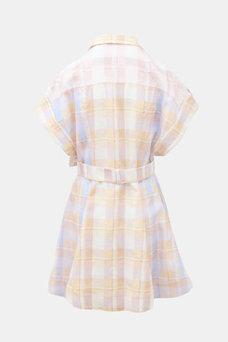 Zimmermann Linen Dancer Spliced Dress