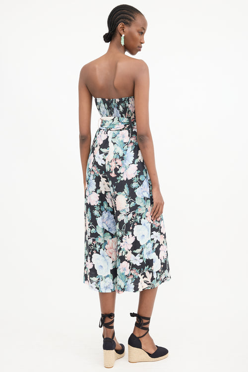 Zimmermann Linen Floral Honour Jumpsuit