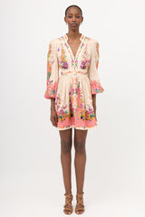 Zimmermann Linen Floral Tropicana Dress