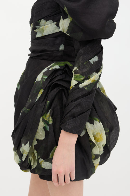 Zimmermann Linen Harmony Drape Dress