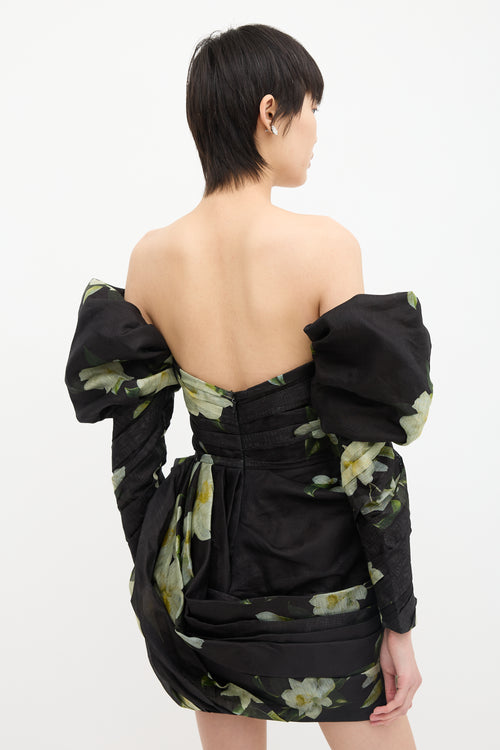 Zimmermann Linen Harmony Drape Dress