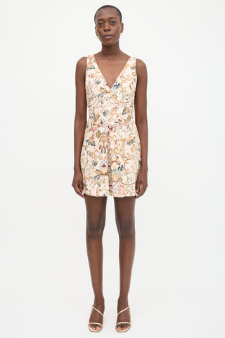 Zimmermann Linen Painted Heart Shift Dress