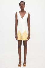 Zimmermann Linen Pleated Mini Dress