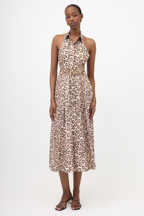 Zimmermann Linen Printed Bonita Dress