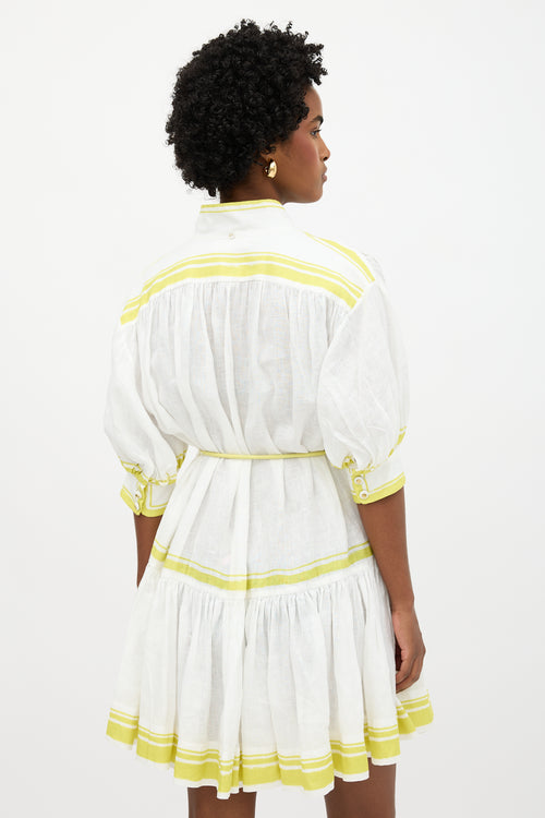 Zimmermann Linen Stripe Dress