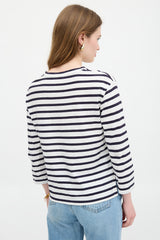 Zimmermann Linen Stripe Graphic T-Shirt