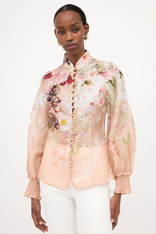 Zimmermann Linen & Silk Dancer Blouse