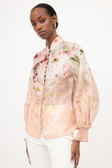 Zimmermann Linen & Silk Dancer Blouse
