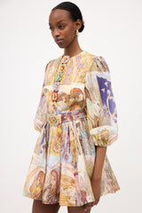 Zimmermann Linen & Silk Kaleidoscope Dress