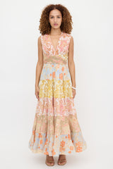 Zimmermann Plissé Postcard Dress