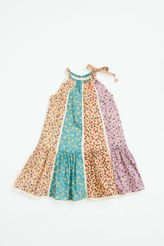 Zimmermann Kids Floral & Lace Ruffle Dress