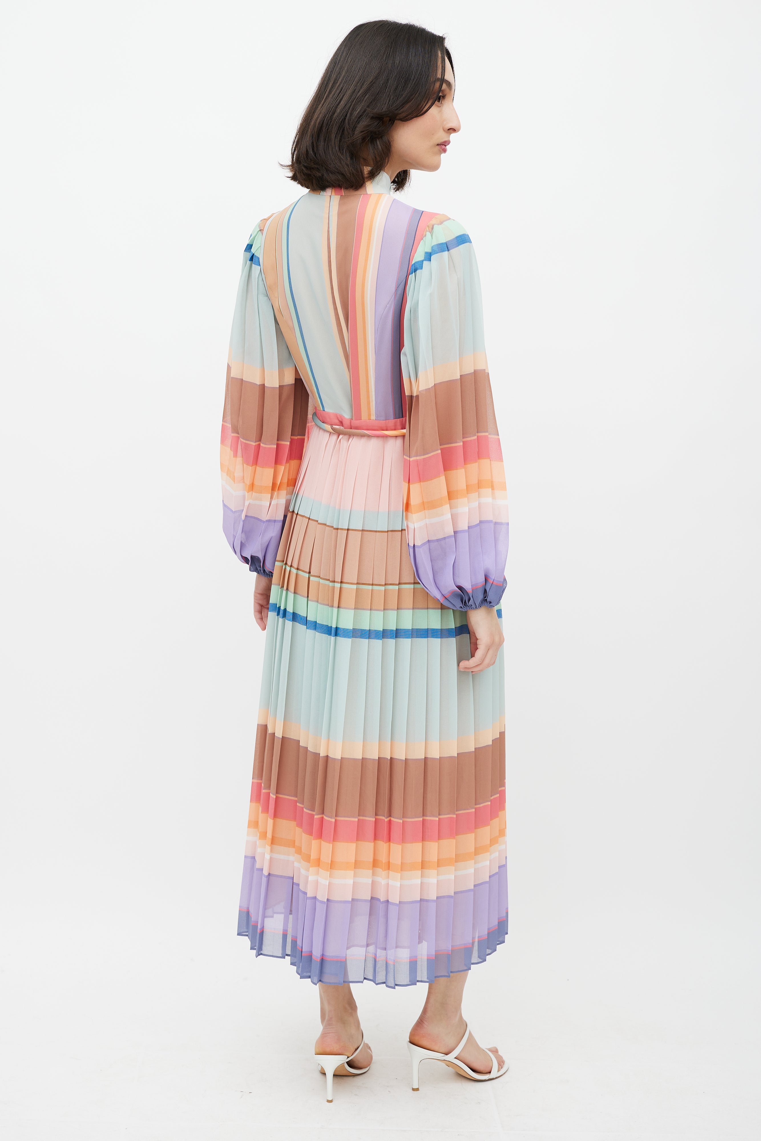 zimmermann striped maxi dress Daylight Stripe Maxi Dress Choc/Cream Stripe Online