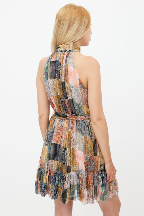 Zimmermann Multicolour Silk Ninety Six Mini Dress