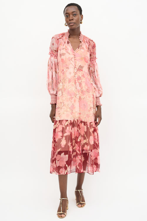 Zimmermann Silk Concert Spliced Dress