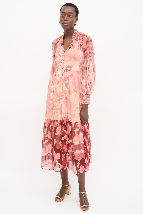 Zimmermann Silk Concert Spliced Dress
