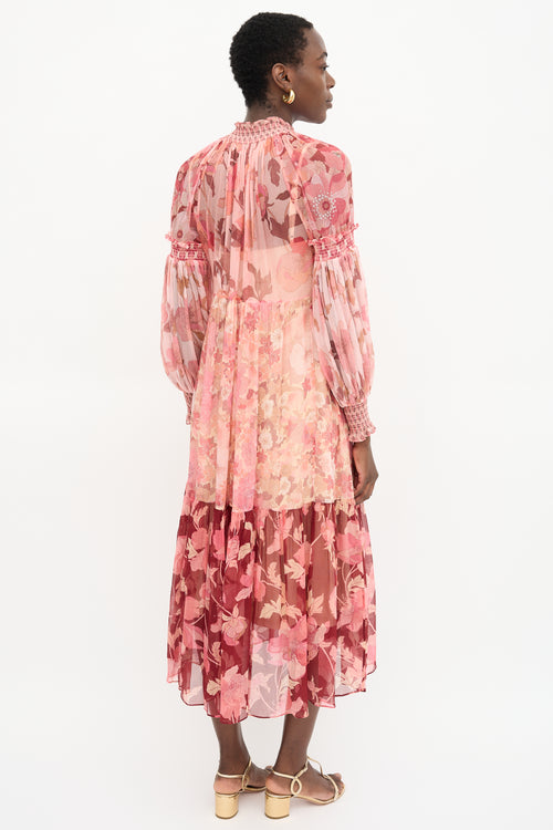 Zimmermann Silk Concert Spliced Dress