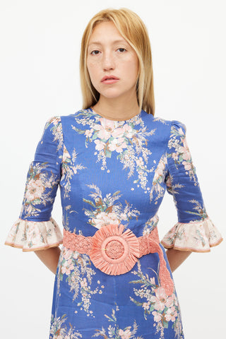 Zimmermann // Multicolour Floral Eyelet Laelia Dress – VSP Consignment