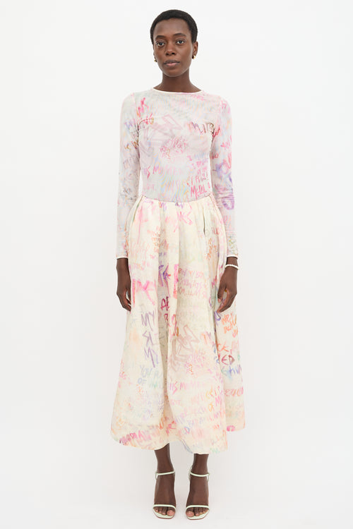 Zimmermann Printed Dancer Midi Skirt