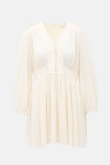 Zimmermann Plissé Fil Coupé Dress