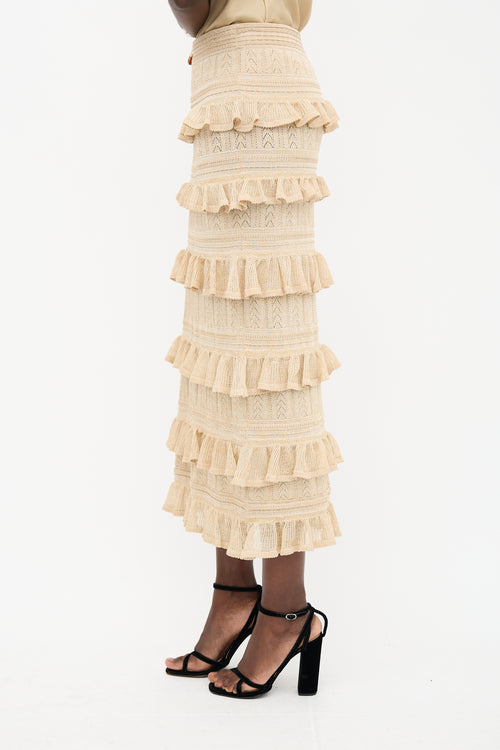 Zimmermann Pointelle Knit Matchmaker Skirt