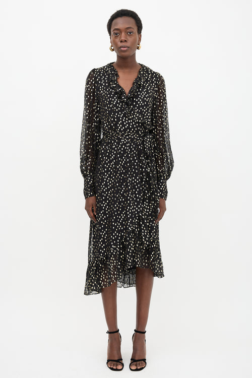 Zimmermann Polka Dot Wrap Dress