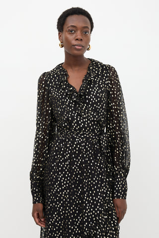 Zimmermann Polka Dot Wrap Dress