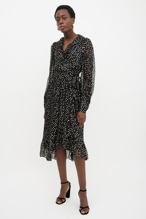 Zimmermann Polka Dot Wrap Dress