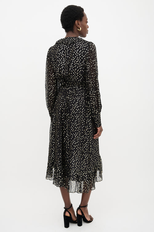 Zimmermann Polka Dot Wrap Dress