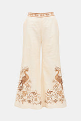 Zimmermann Printed Ascension Wide Leg Pant