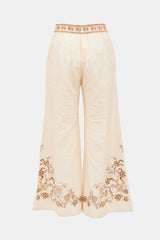 Zimmermann Printed Ascension Wide Leg Pant