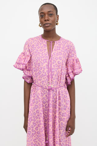 Zimmermann Printed Flutter Midi Dress