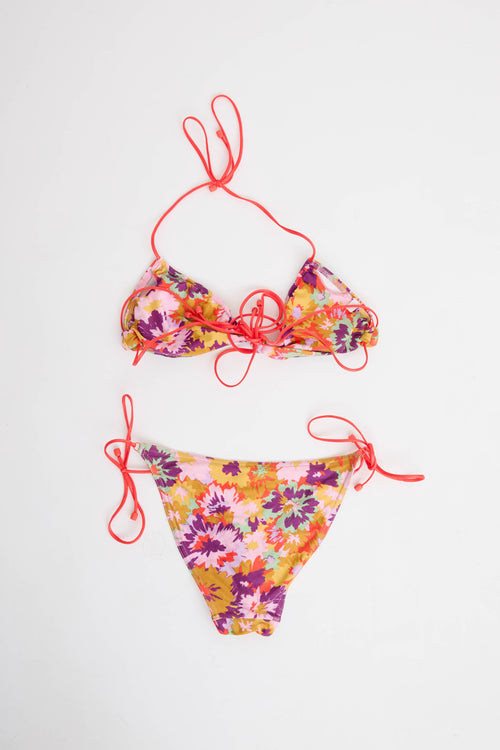 Zimmermann Floral Printed Two Piece Swimsuit