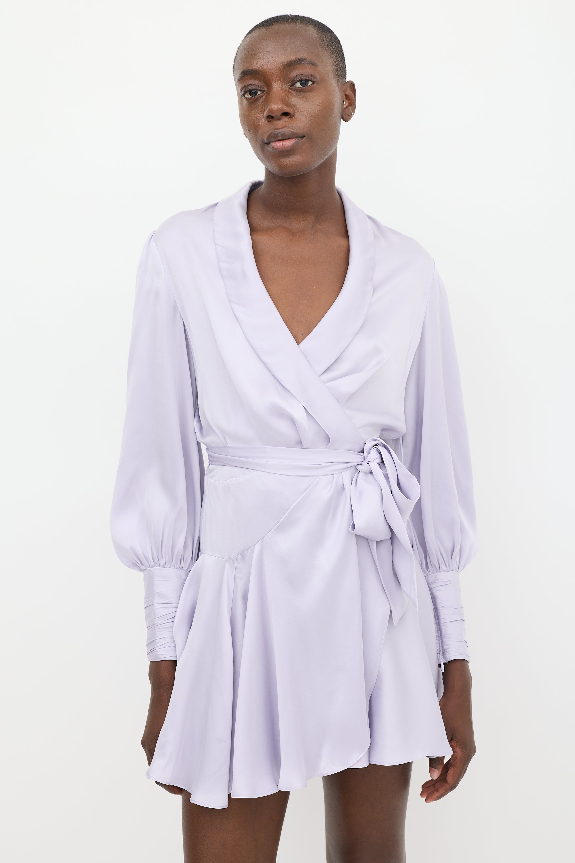 Zimmermann // Purple Silk Ruffled Wrap Dress – VSP Consignment Zimmermann // Purple Silk Ruffled Wrap Dress – VSP Consignment