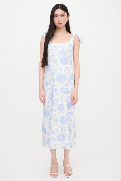 Zimmermann Linen Floral Postcard Dress