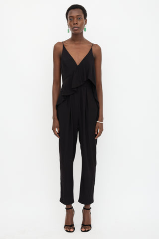 Zimmermann Ruffle Tapered Leg Jumpsuit