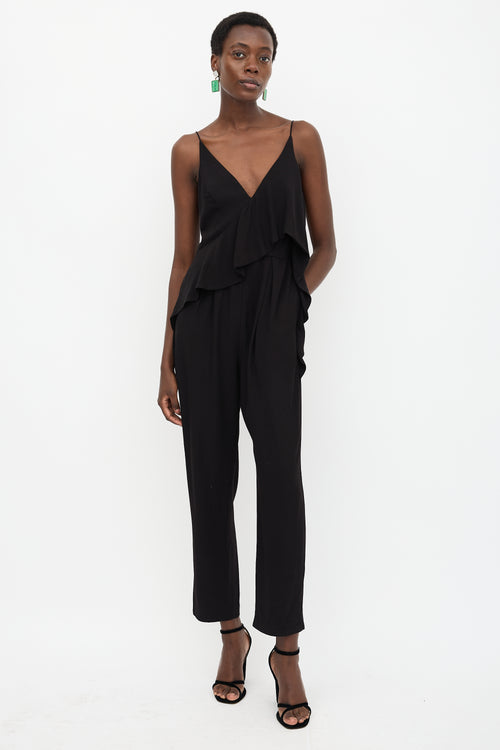 Zimmermann Ruffle Tapered Leg Jumpsuit