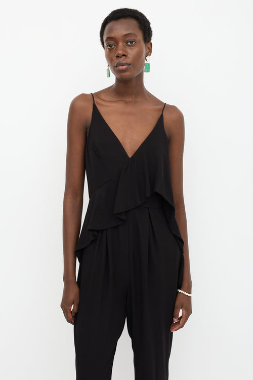 Zimmermann Ruffle Tapered Leg Jumpsuit