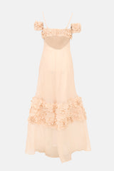 Zimmermann SS 2024 Linen Floral Appliqué Dress