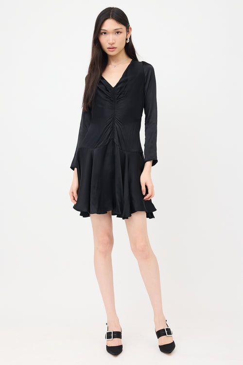 Zimmermann Satin Ruched Dress